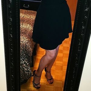 FLASH SALE! Vintage Louben Black Skater/Flare Skirt, 8-10